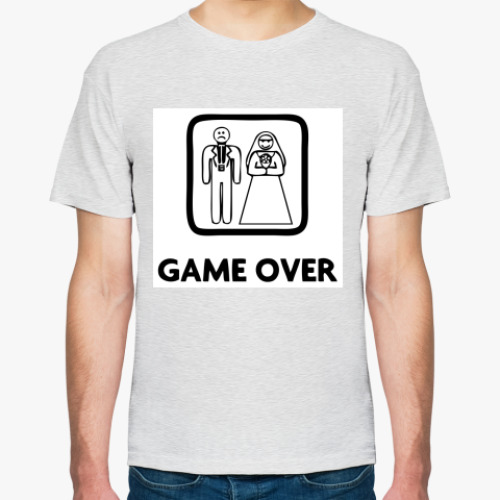 Футболка с принтом Game Over