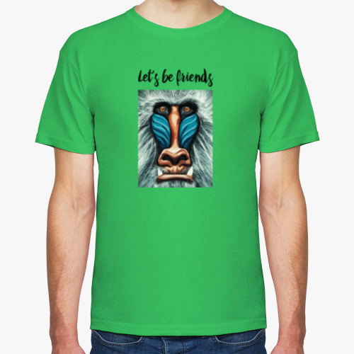 Футболка с принтом Babuin