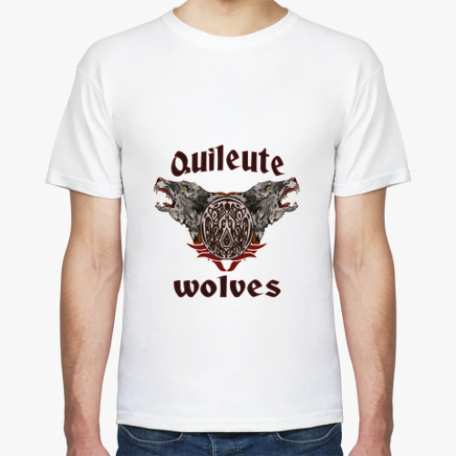 Футболка с принтом Quileute wolves