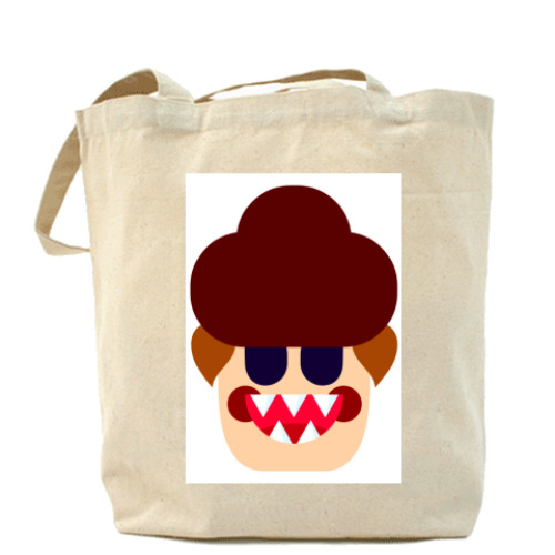 Сумка шоппер с принтом Roma