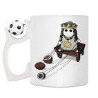 Кружка с футбольным мячиком