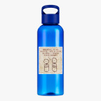 Прозрачная спортивная бутылка