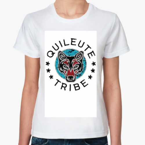 Классическая футболка с принтом Quileute tribe