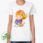 Женская футболка органик