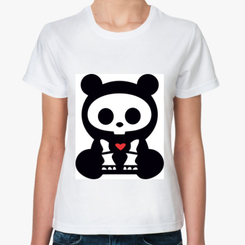 Классическая футболка с принтом Skelanimals