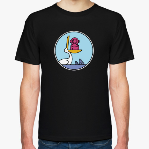 Футболка с принтом Pelican mistake