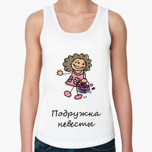 Женская майка с принтом Подружка невесты