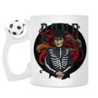 Кружка с футбольным мячиком