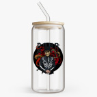 Банка с бамбуковой крышкой