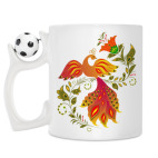 Кружка с футбольным мячиком