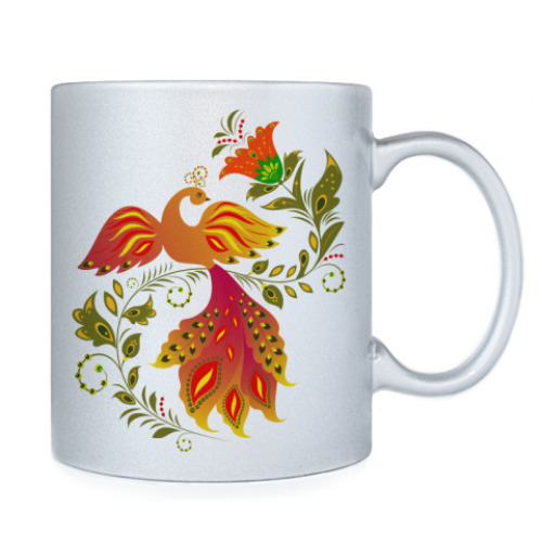 Кружка с принтом Жар-птица