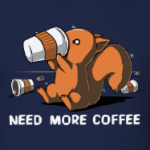Squirrel & caffeine