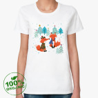 Женская футболка органик