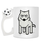 Кружка с футбольным мячиком