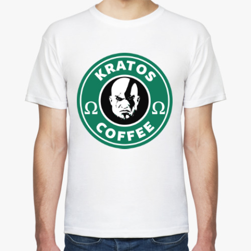 Футболка с принтом Кратос