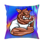 Подушка 35x35 см Кабан