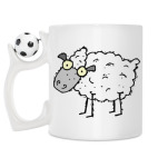 Кружка с футбольным мячиком