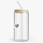 Банка с бамбуковой крышкой