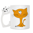 Кружка с футбольным мячиком