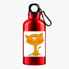 Металлическая бутылка 400 мл UV-DTF