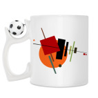 Кружка с футбольным мячиком
