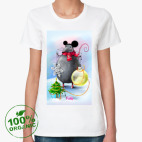 Женская футболка органик