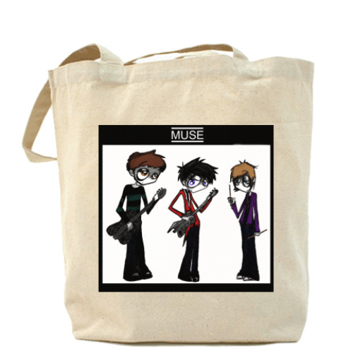 Сумка шоппер с принтом Холщовая сумка