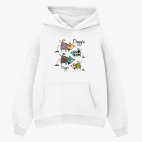 Толстовка худи оверсайз