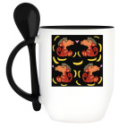 Кружка с ложкой