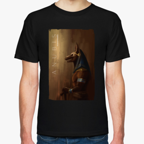 Футболка с принтом АНУБИС (рисунок)