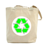 Холщовая сумка шоппер  Recycle