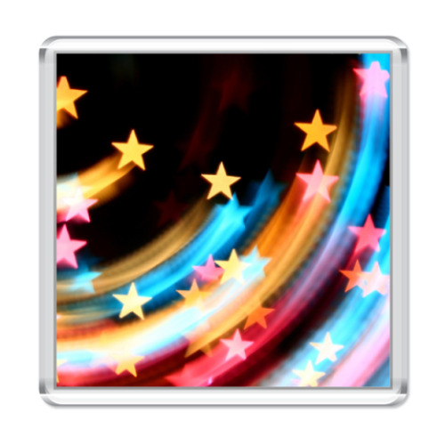 Магнит с принтом  Звёзды