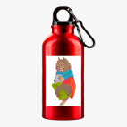 Металлическая бутылка 400 мл UV-DTF