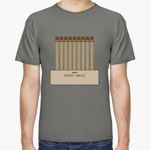 Футболка с принтом Perfect Match
