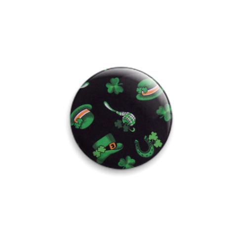 Значок 25мм с принтом  'Irish Mix'