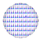 Подушка "круг", 35x35 см Нежные типи