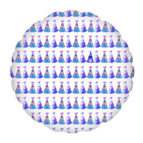 Подушка с принтом Нежные типи