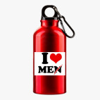 Металлическая бутылка 400 мл UV-DTF