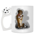 Кружка с футбольным мячиком