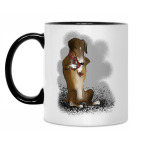 Кружка двухцветная