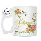 Кружка с футбольным мячиком