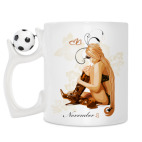 Кружка с футбольным мячиком