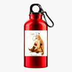 Металлическая бутылка 400 мл UV-DTF