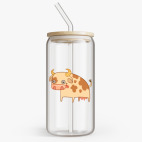 Банка с бамбуковой крышкой