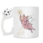 Кружка с футбольным мячиком
