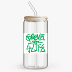 Банка с бамбуковой крышкой