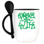 Кружка с ложкой