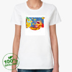 Женская футболка органик