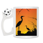Кружка с футбольным мячиком