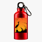 Металлическая бутылка 400 мл UV-DTF